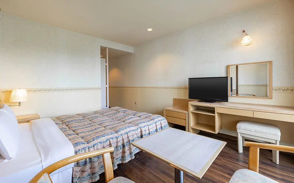 【ドッグフレンドリールーム】コーナーダブル