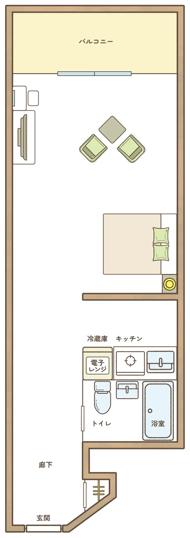 客室レイアウト