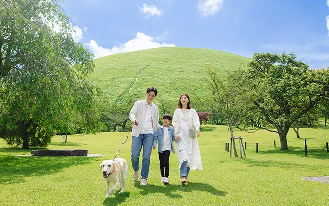 「さくらの里」で自由に走り回る！