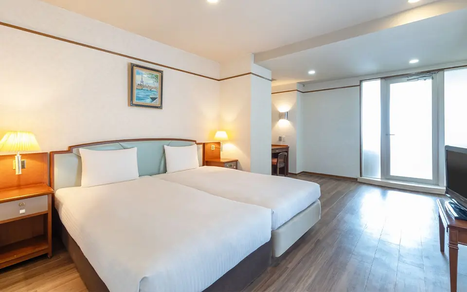 【ルーフテラス付オーシャンビュー】プレミアム洋室5ベッド